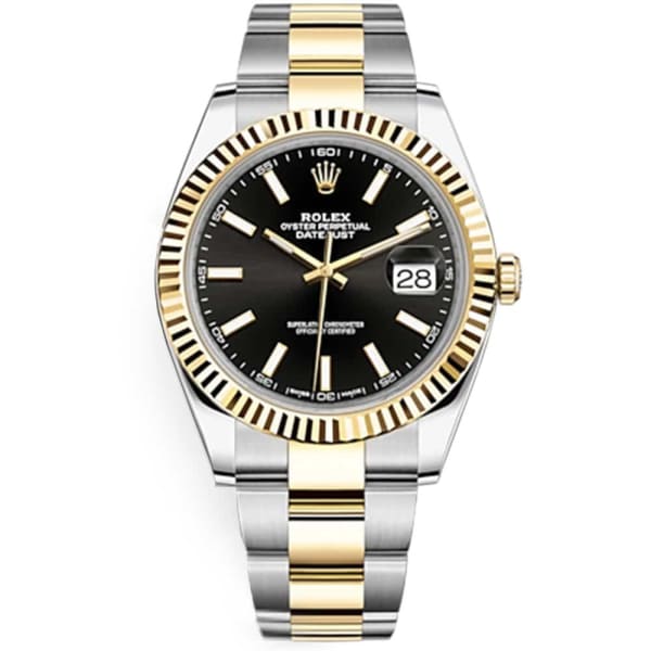 Rolex Oyster Perpetual Datejust 41 Watch, two-tone Oyster bracelet ...