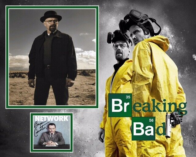 BRYAN CRANSTON SIGNED BREAKING BAD Photo Poster painting MOUNT UACC REG 242 (1)