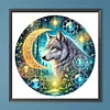 Wolf - Rundbohrer Diamant Malerei - 30 * 30cm