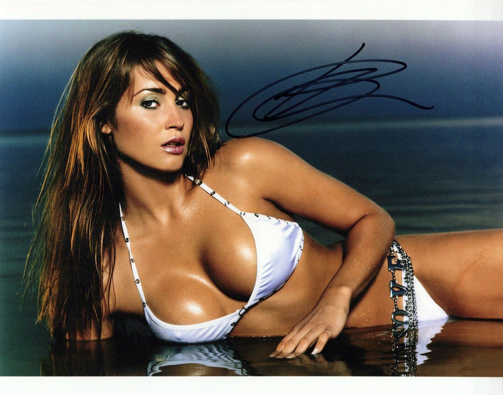 Tanit Phoenix glamour shot autographed Photo Poster painting signed 8x10 #3