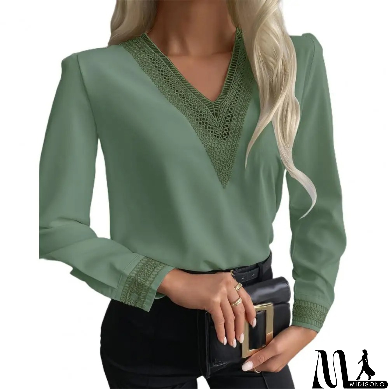 MidiSono - Fashionable and Effortless winter Blouse