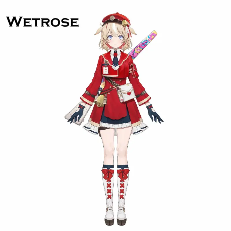 [Deposit Poll] Wetrose Hololive Vtuber ASOBI★MAWARI-TAI! Suzuna Tsuzuri Cosplay Costume  アソビ★まわり隊！鈴鳴つづりコスプレ