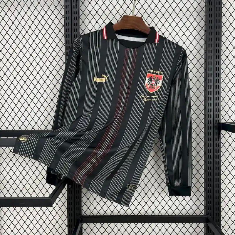 2024 Austria 50th Long Sleeves Soccer Jersey