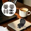 for  Powerbeats Accessories TPU Earphone Case with Safety Lock and Carabiner TPU Shockproof Cover Anti Drop Clear Cover Case Earbuds Accessories