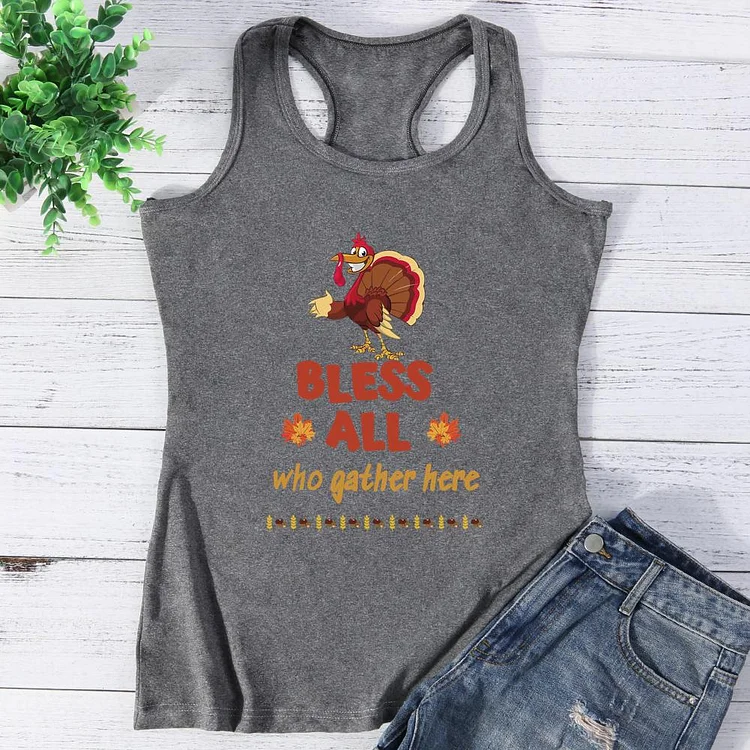 Bless all who gather here Vest Top-Annaletters