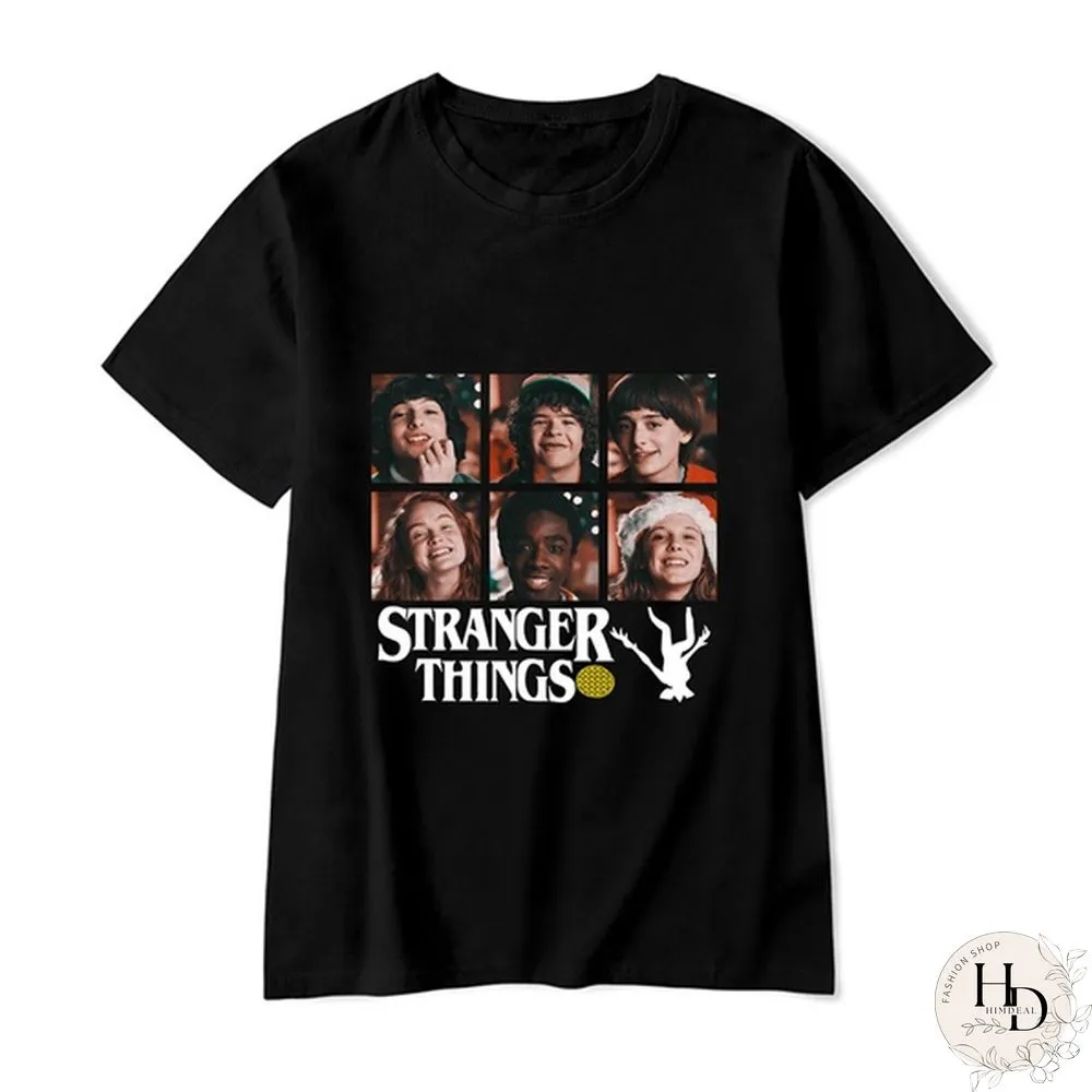 New Fashion Women Stranger Things 3 T-Shirt Printed Short Sleeve Casual Tee Shirts Tops