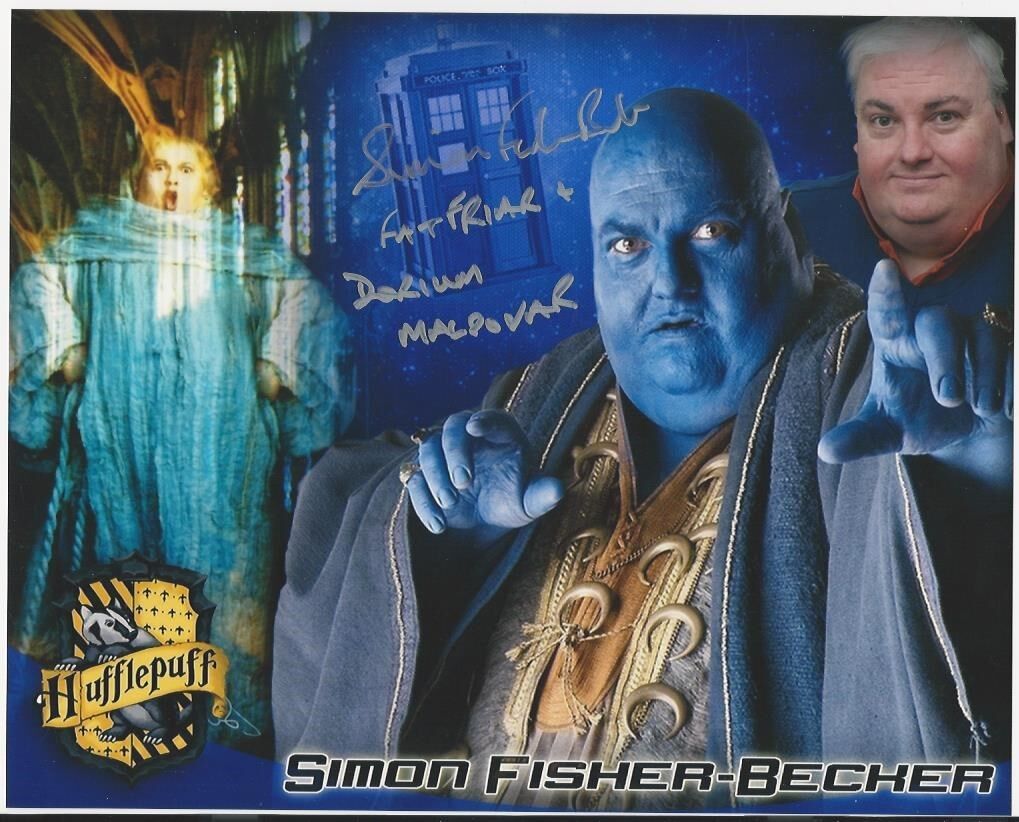 Simon Fisher-Becker signed Photo Poster painting