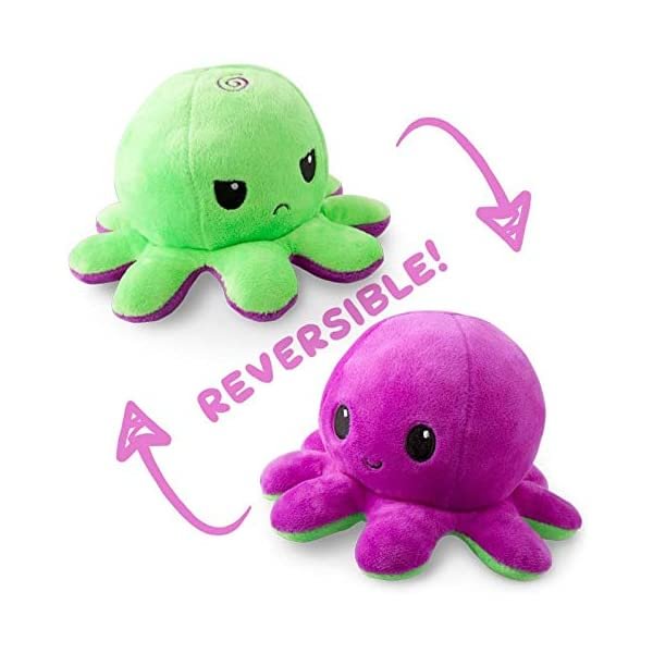 red and black reversible octopus
