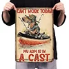 Today My Arm is Casting for Fish - Metal Tin Signs(8*12Inch/12*16Inch) - Animal