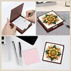 Wooden 5D Diamond Painting Kit Note Box DIY Diamond Art Notepad Box (Pattern)