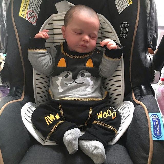 [No Gender] Real Looking 20 inch Handsome Cayden Reborn Baby Doll by Creativegiftss® 2023 -Creativegiftss® - [product_tag] Creativegiftss®