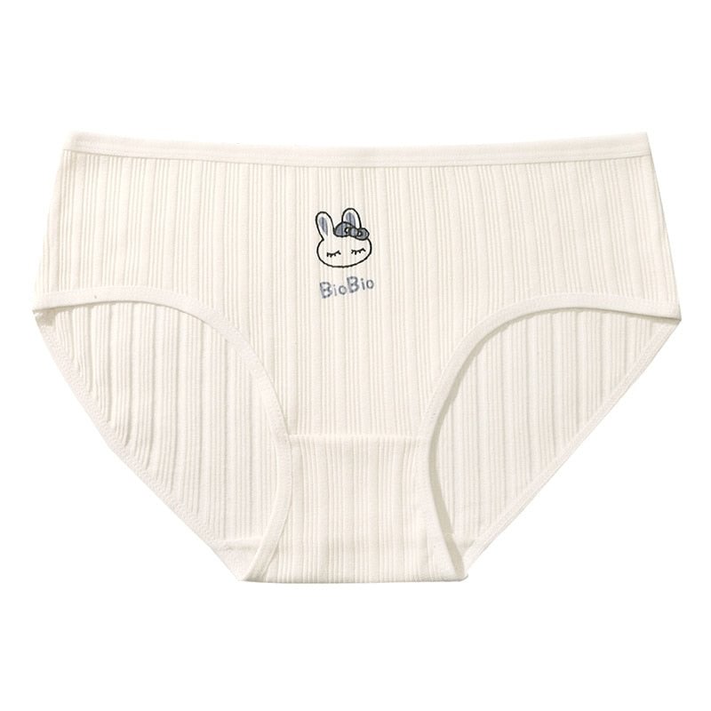 2022 Cotton Women's Underwear Girl Print Comfort Panties Mid Waist Seamless Japanese Briefs Sexy Lace Panties Female Lingerie