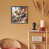 Diamond Painting-DIY Full Round Drill Garden Old Lady