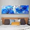 Blue Rose  - Partial Round Diamond Painting(80x40cm)