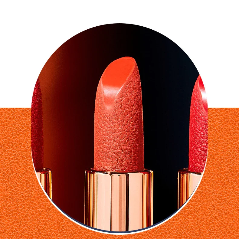 Bright Color Velvet Lipstick Suit, Small Sachet, Chain Gift Box, Three Pieces