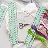 3pcs Cross Stitch Row Line Board PC 37-Hole Winding Board for DIY Sewing Storage