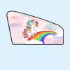 Car Sun Shield Magnetic Cartoon Mesh Car Side Window Privacy Curtain