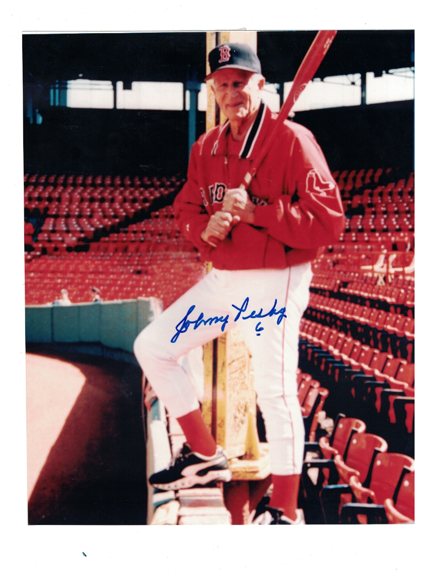 Johnny Pesky Boston Red Sox Signed 8x10 Photo Poster painting W/Our COA