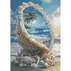 Beach Shells-Full Round Diamond Painting 30*40CM