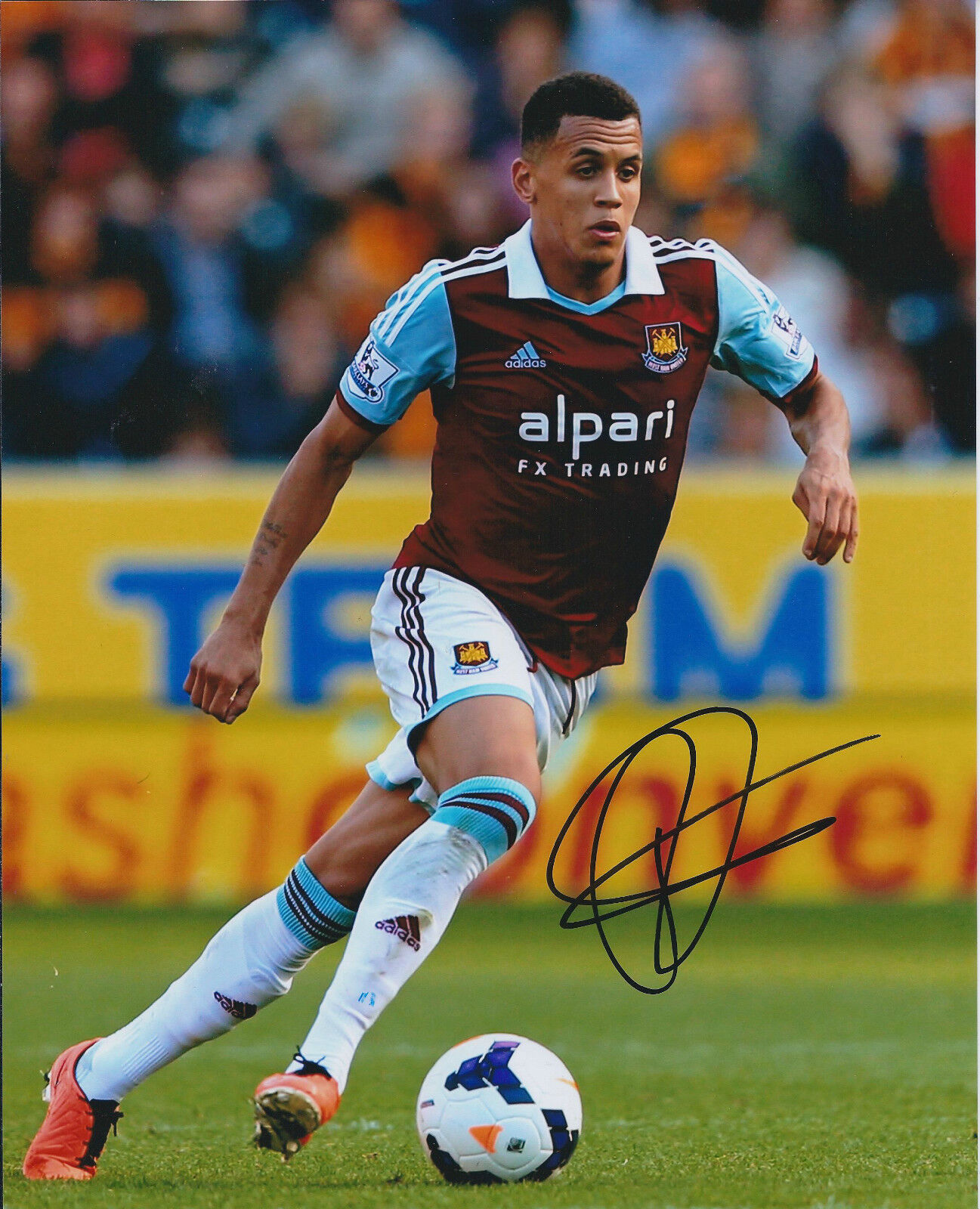 Ravel MORRISON SIGNED Autograph 10x8 Photo Poster painting AFTAL West Ham United ENGLAND