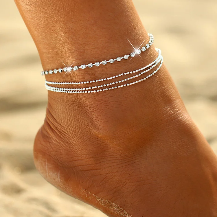 Simple Personality Multi Layer Anklet