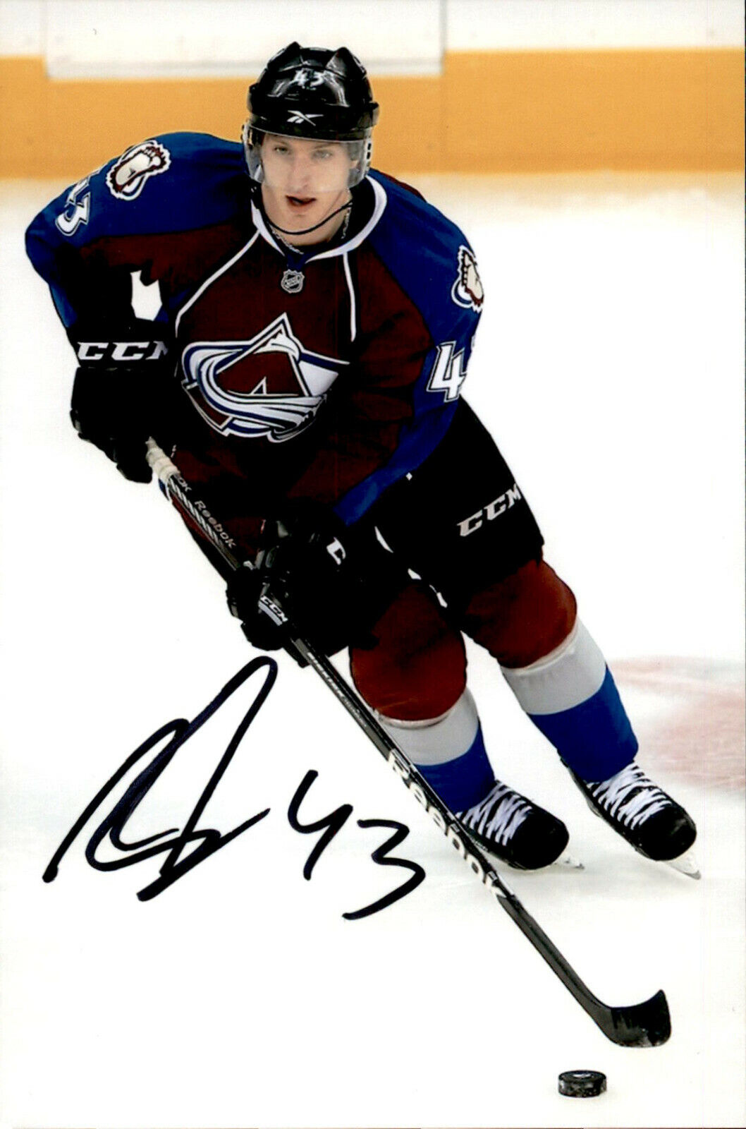 Michael Sgarbossa SIGNED 4x6 Photo Poster painting COLORADO AVALANCHE #4