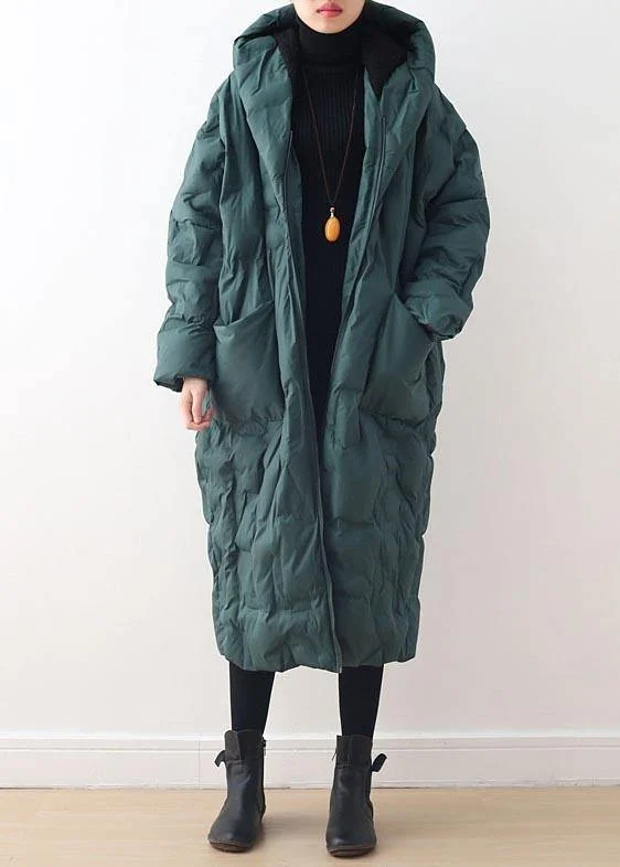 Warm Solid Down Coat original design literary retro overcoat