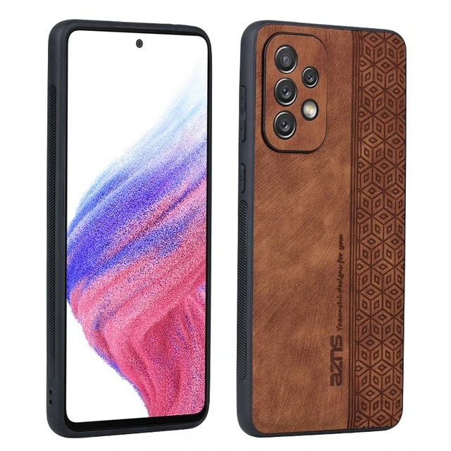 Checkered PU Leather Shockproof Phone Case