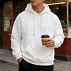💥2025 New Arrivals!Men's Solid Color Drop Shoulder Long Sleeve Drawstring Pocket Casual Hoodie, Autumn/Winter