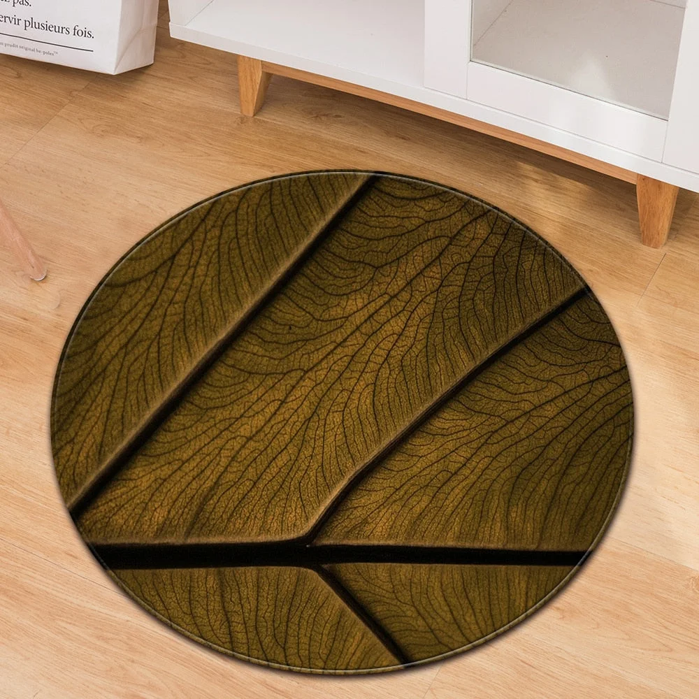 Modern Round Carpet Computer Chair cushion Kids Room Carpet 3D Printing Bedroom Floor Bedside Mat Living Room  Decoration Rug