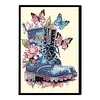 Special Shaped Butterfly Boots Diamond Painting Journal Notebook Kit