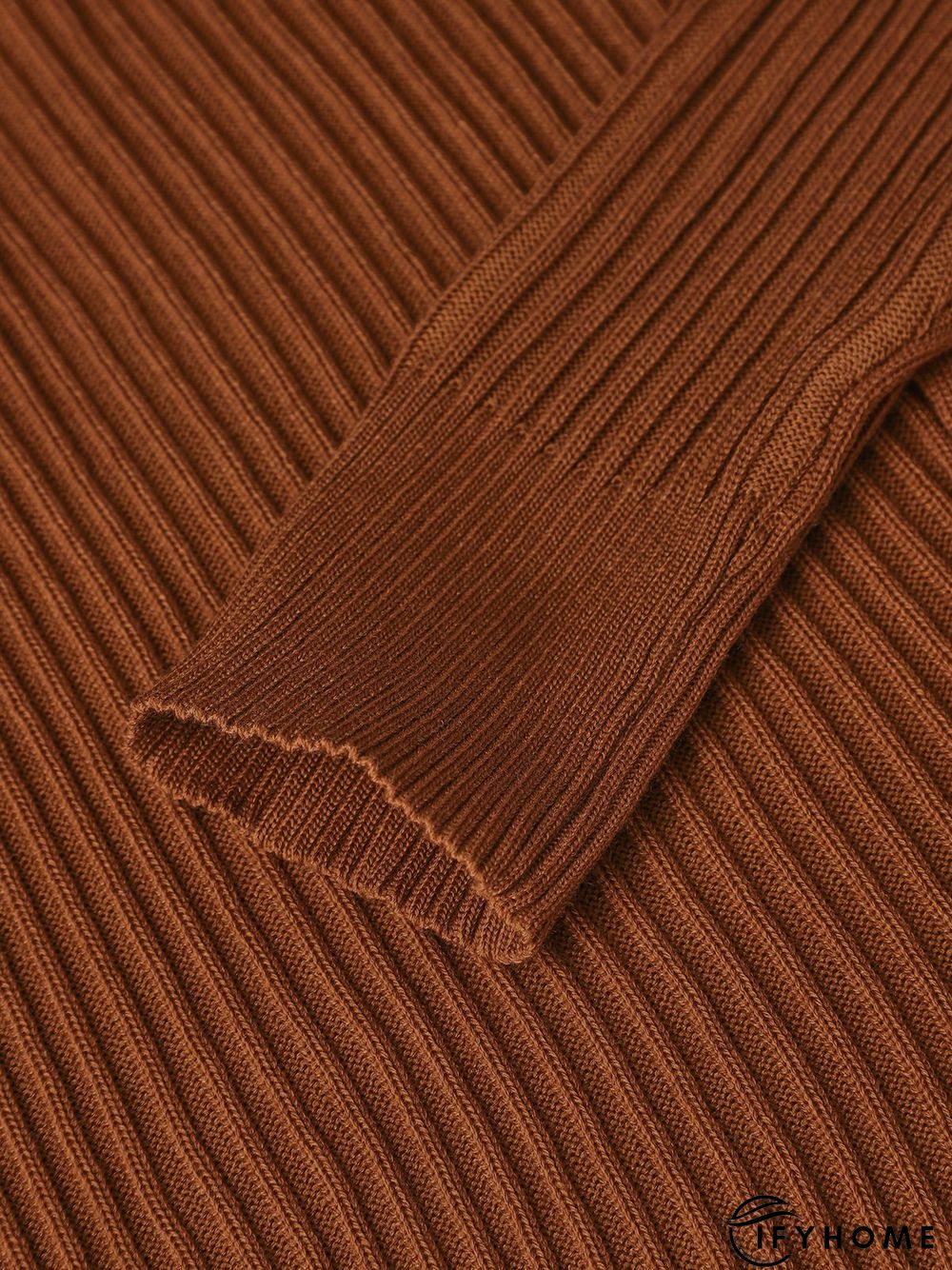 Fall Lady Elegant Lady Asymmetric Date Daily Mid-weight Sweater | IFYHOME