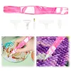 Resin Diamond Painting Point Drill Pen with 4 Various Tips Painting Arts 5D Point Drill Pen Diamonds Art Points Drills Pens for Nail Arts Rhinestone Decorations Cross-Stitch (Pink)