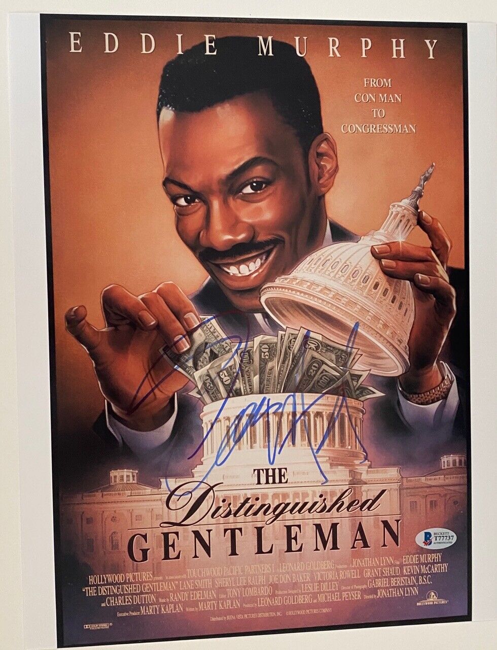 Eddie Murphy Signed 11x14 Photo Poster painting THE DISTINGUISHED GENTLEMAN Beckett BAS COA