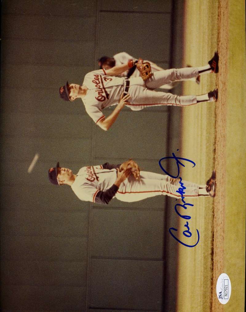 Cal Ripken Jr Jsa Cert 1/1 Original Image 8x10 Photo Poster painting Authentic Autograph