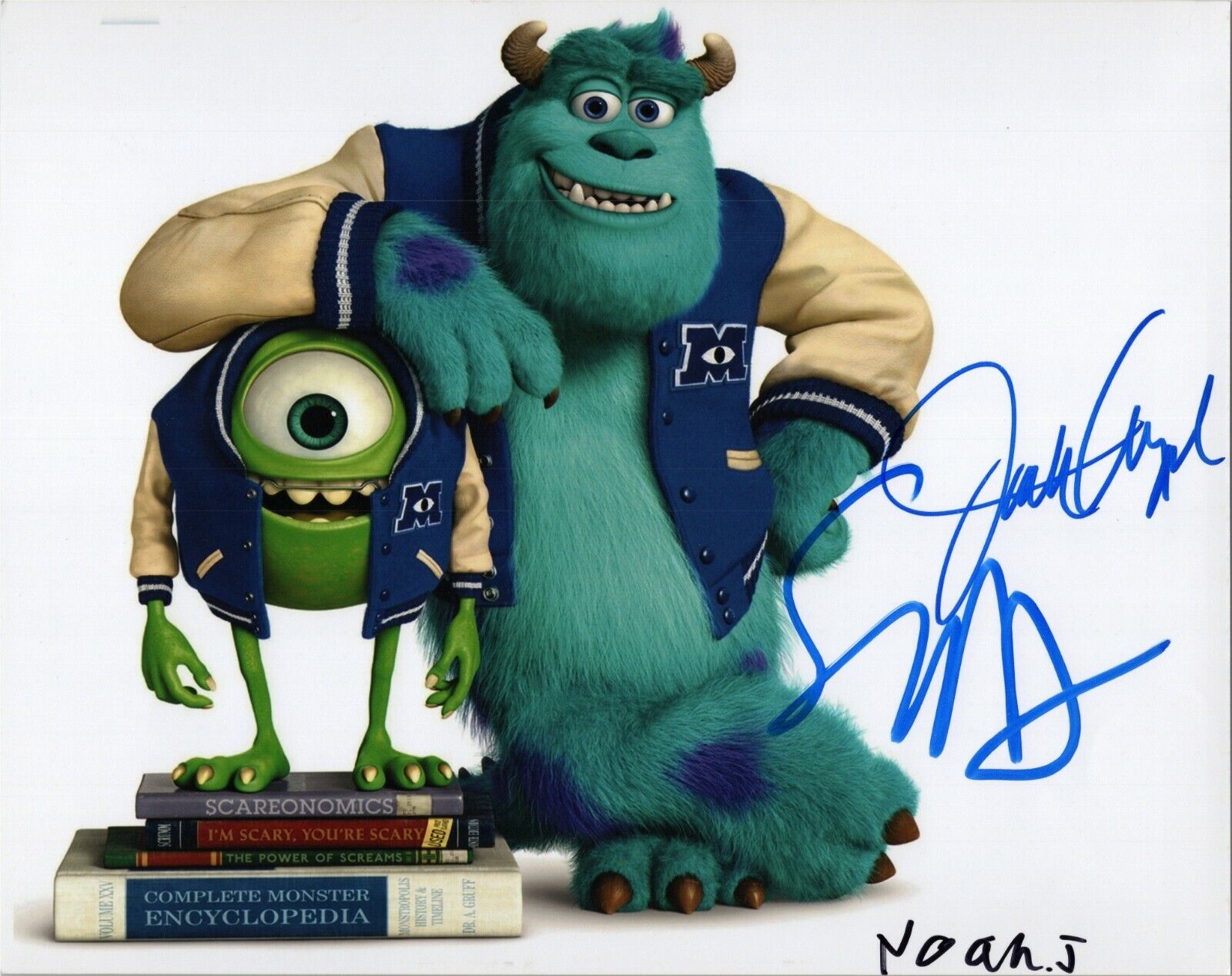 ~~ SEAN HAYES +2 Authentic Hand-Signed Monsters University