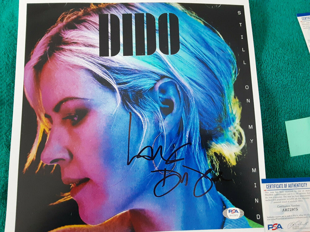 DIDO  autographed 12X12 color Photo Poster painting PSA DNA  Certified