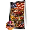 Diamond Painting -DIY Round Drill Independence Day Landscape(60*40CM)