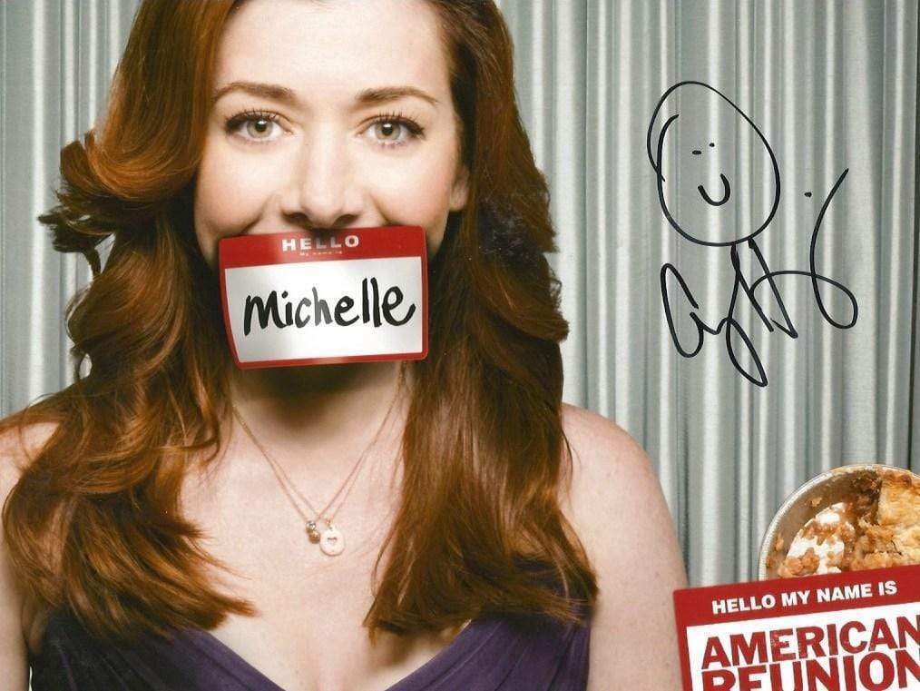 ACTRESS Alyson Hannigan autograph, In-Person signed Photo Poster painting