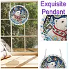 Winter Polar Bear DIY Diamond Painting Pendant for Adults Single-Side Drill