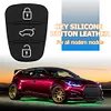 3 Buttons Rubber Pad for Flip Remote Car Key Shell (w/ Letter)