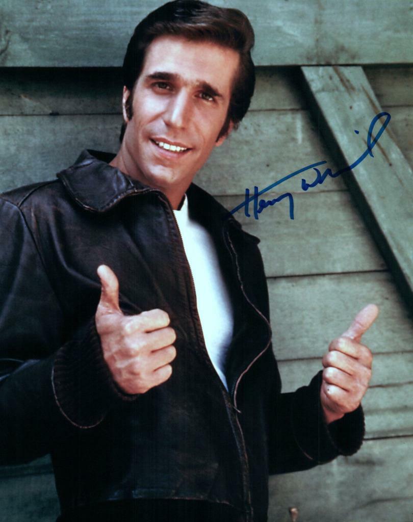 Henry Winkler autographed 8x10 Photo Poster painting signed Picture Very Nice and COA