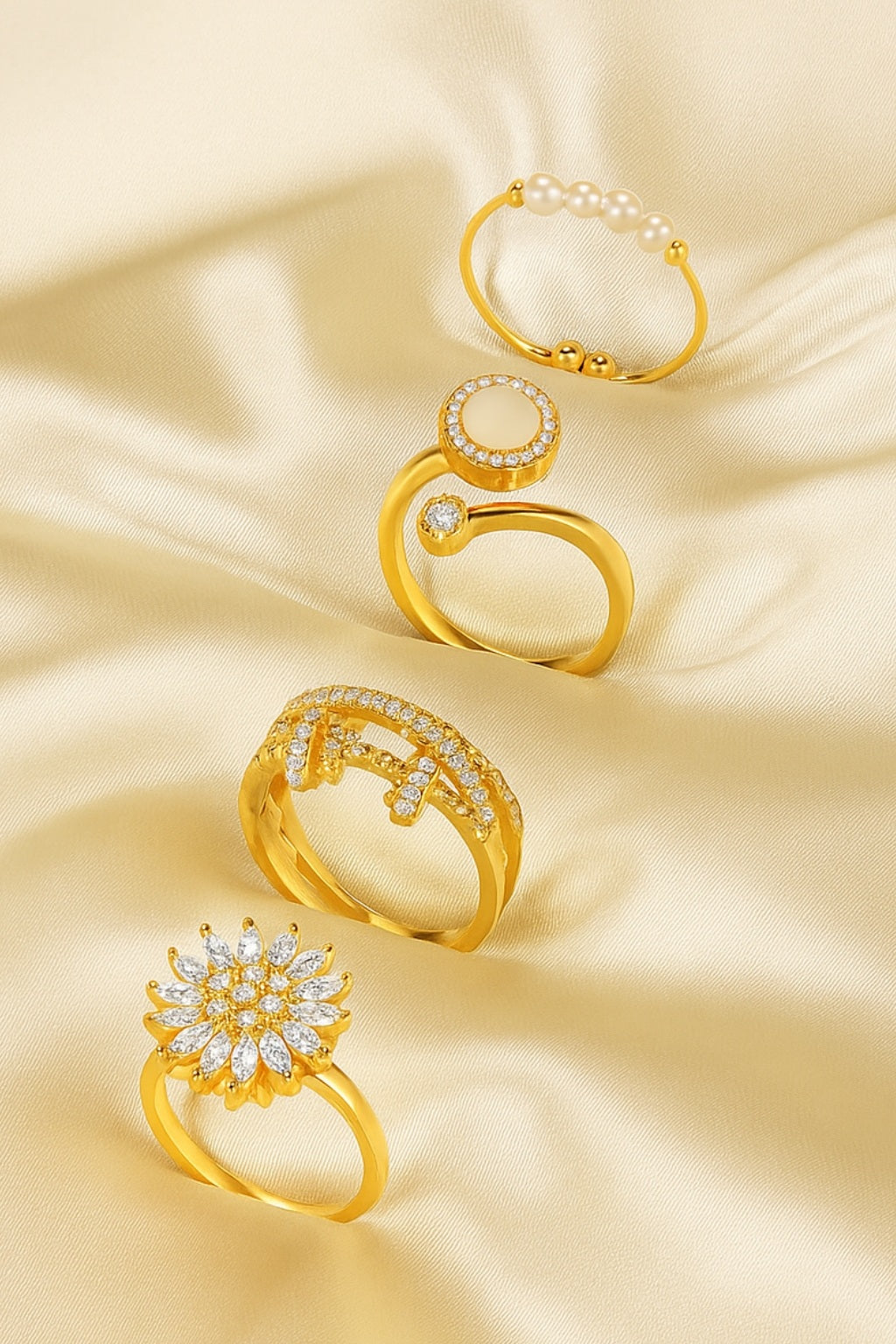 Loveyoufancy The Anxiety Ring Set