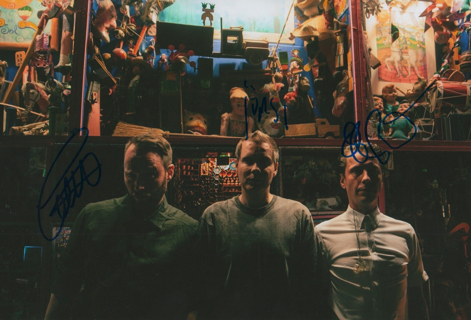 Sigur Ros full signed 8x12 inch Photo Poster painting autographs