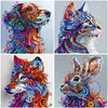 (Multi-Style)Color Animal-Partial Special Shaped Diamond Painting 30*30CM