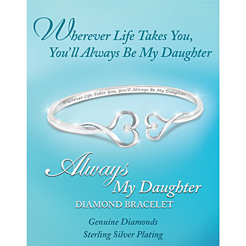 always my daughter diamond bracelet