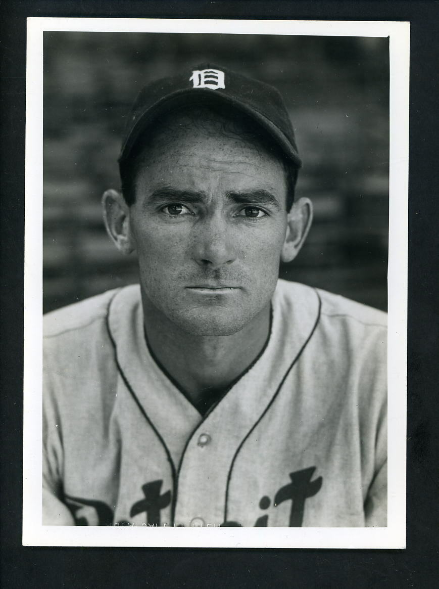 Vern Kennedy head shot pose Press Original Photo Poster painting Detroit Tigers