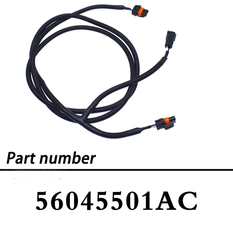 Silscvtt Fog Lights Jumper Wiring Wire Harness Pigtail 56045501AC Replacement for 2002-2008 1500 2500 3500