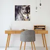 Diamond Painting -DIY Round Drill Wolf Girl(40x40cm)