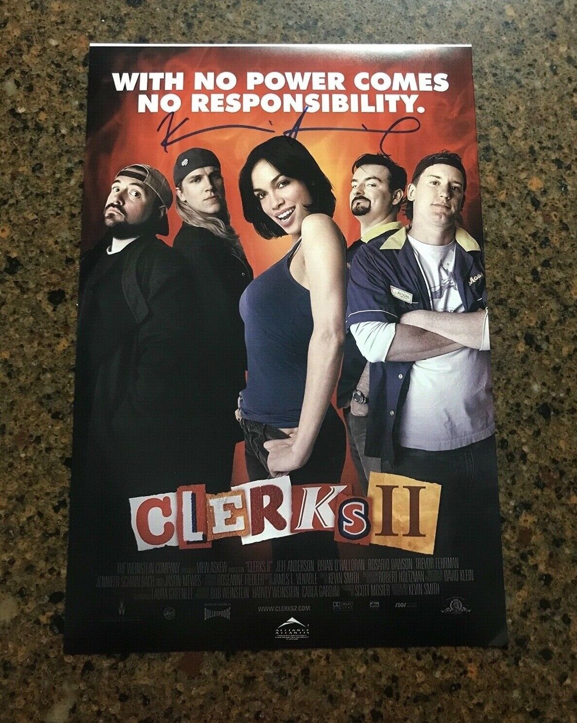 * KEVIN SMITH * signed autographed 12x18 poster * CLERKS II * 1